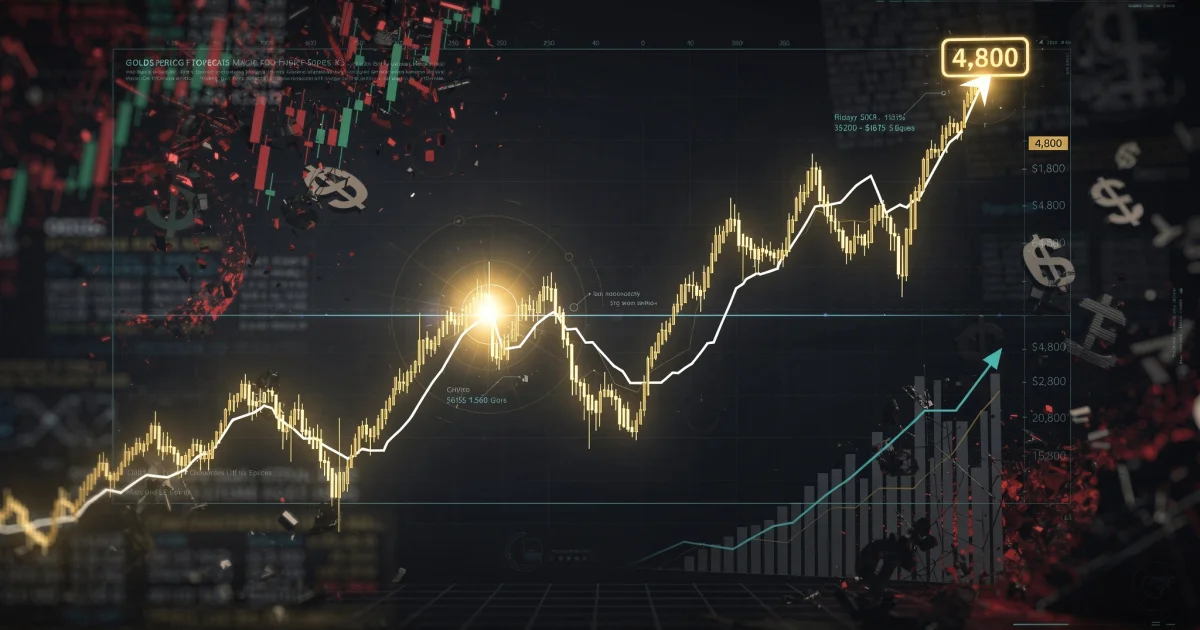 Gold Forecast: Navigating the $4,800 Pivot in a Week of Macro Shocks